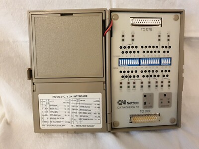 GN Nettest, Navtel DC 10, Datacheck 10, RS-232-C / V.24 Interface, RS 232 Tester