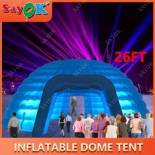 26ft/8m Dia Inflatable Dome Tent Outdoor Lingting Tent with Air Blower for Event
