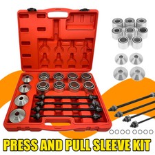 28Pcs Press and Pull Sleeve Kit Bush Bearing Removal and Installation Tool Kit