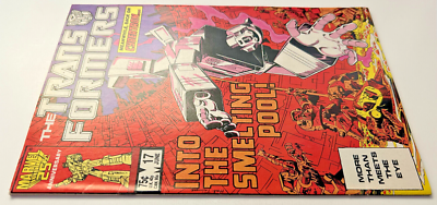 Transformers #17 Marvel Comic Book 1986 Vintage Autobot Blaster