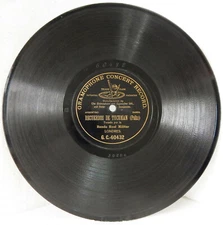 LONDON ROYAL MILITARY BAND 1905 Black G&T G.C.-60432 Tucuman Polka 78 RPM