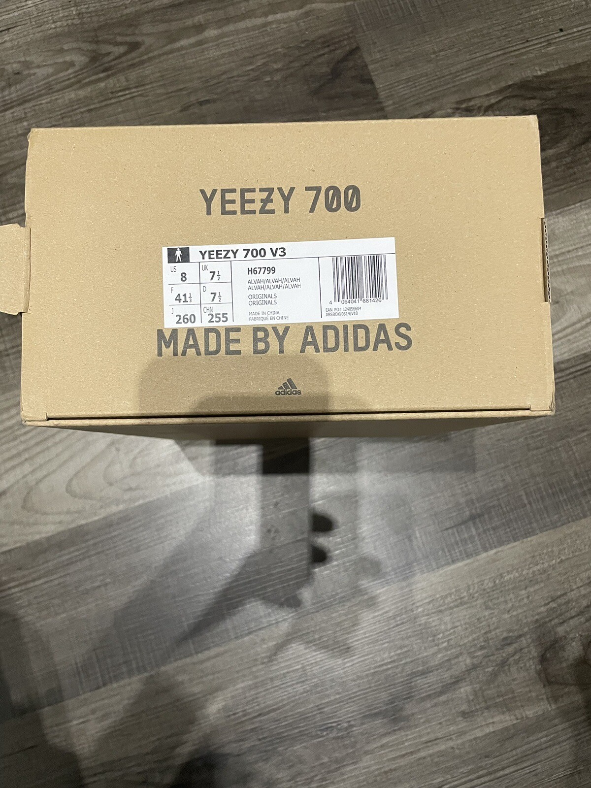Yeezzy Box Adidas Yeezy 700 v3 alvah BOX ONLY | eBay