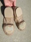 Capezio Tan Brown Leather CG33 WCP CAR HI Split Sole Ballet Shoes Size 10.5M — photo 6
