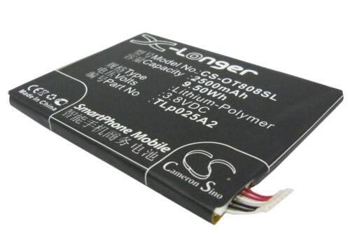 NEW Battery for Alcatel One Touch Conquest One Touch Idol X One Touch idol X+ TL - Picture 1 of 6