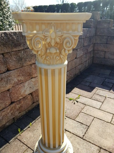 Hochzeit Blumensäulen Set - 3 Faltbare Papp-Blumenständer In Weiß, 60-100 Cm Höhe