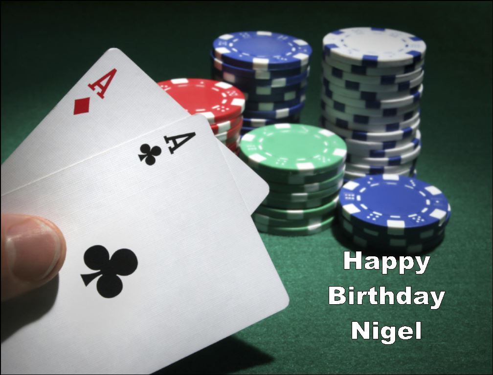 A4 POKER CHIPS CARD GAME EDIBLE ICING BIRTHDAY CAKE TOPPER