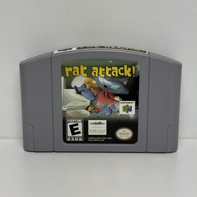 Rat Attack (Nintendo 64 N64, 2000) Authentic Cartridge Only - Tested Working