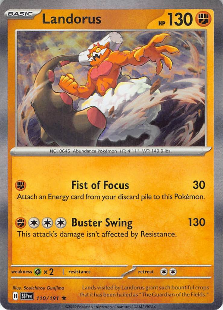 Landorus 110/191 Surging Sparks Holofoil