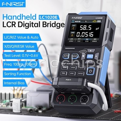 FNIRSI LC1020E Digital Bridge LCR Tester ESR Resistance Capacitance Inductance