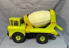 Vintage Tonka Cementer Mixer Truck  Lime Green / Yellow