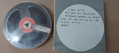 Basf Tonbandspule 15 cm- Nachtrock von 28.12.1985 - P 16