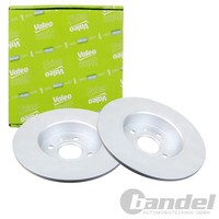 2X Valeo Bremsscheiben 264Mm Voll Hinten Passend FüR Opel Astra Combo Corsa Meri