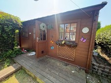 20x18 Timber Framed Outbuilding tiled Workshop summerhouse gyms office logcabin