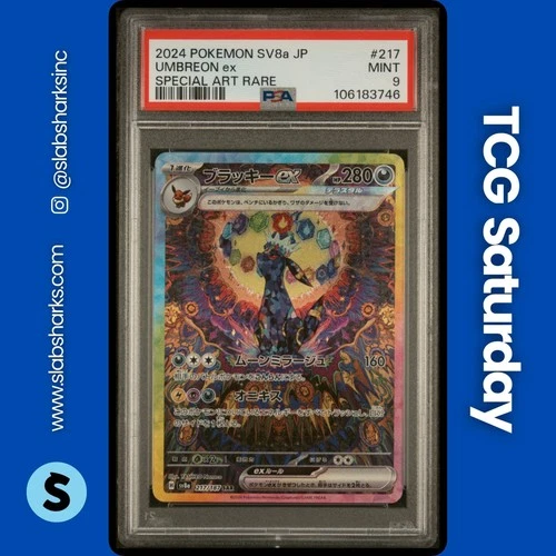 2024 POKEMON TERASTAL FEST JP #217/187 UMBREON EX SPECIAL ART RARE PSA 9