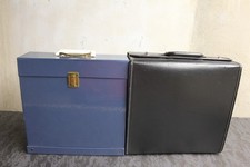 2 VINYL RECORD CASES VINTAGE