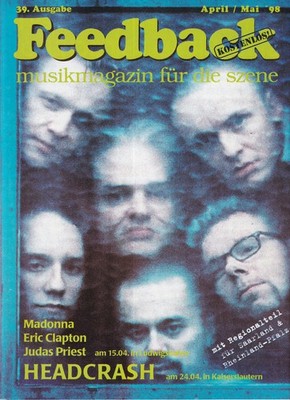 FEEDBACK Musikmagazin Pfalz - Saar - Nr. 39 April / Mai 1998 - Madonna, Clapton