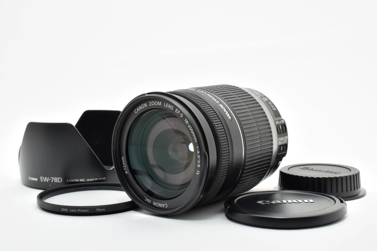Canon EF-S 18-200mm Focal Camera Lenses for sale | eBay