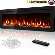 Electric Fireplace Heater W/ Child Lock Color...