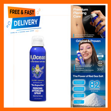 Piercing Aftercare Spray Sterile Saline Solution 4oz Wound Wash for Piercing