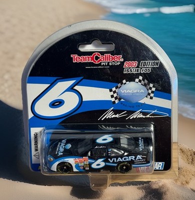 1/64 Nascar Diecast, Mark Martin #6, Black Viagra, 2003 Team