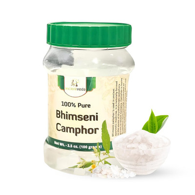 ANCIENT VEDA 100% Pure Natural Bhimseni Camphor Tablet | Aromatherapy Camphor |