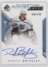 2018 SP Authentic Future Watch 438/999 Daniel Brickley #204 Rookie Auto RC s3g