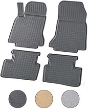 3D Gummi Fussmatten für MERCEDES CLA | C117 | 2013-2018 |  passgenau + Rand