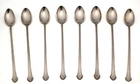 Towle Sterling "Silver Plumes" (1939) 8 Iced Tea Spoons - Perfect, No Monograms