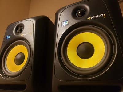 Mint - KRK Rokit 6 Powered Studio Monitors in Flawless Condition. Works Perfect