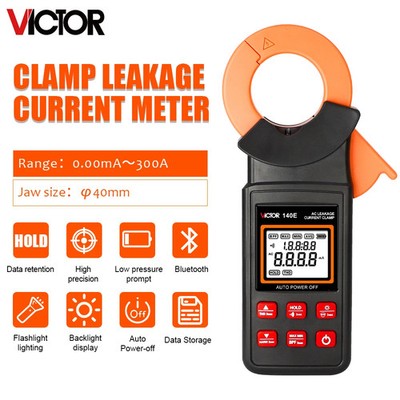 Victor Leakage Current AC Pliers Ammeter Digital Professional Clamp Meter