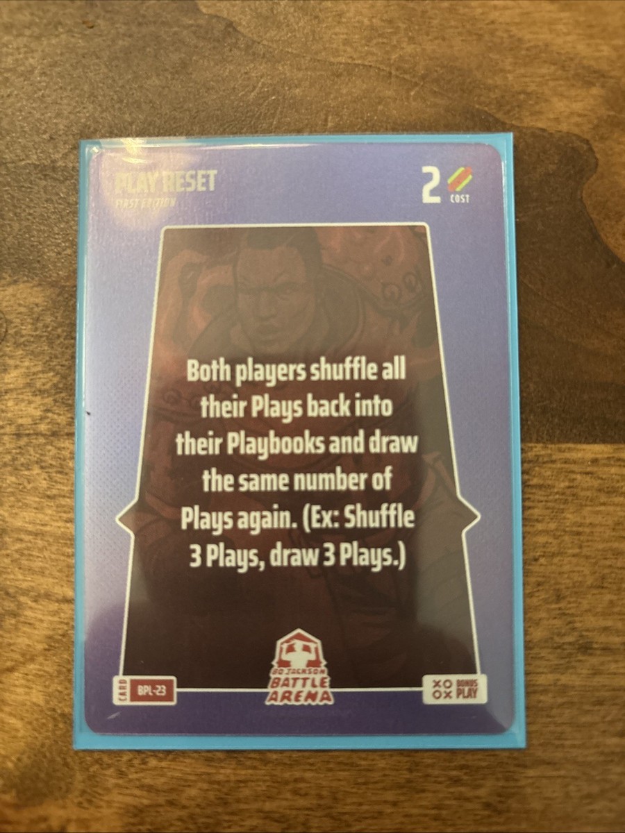 2024 Bo Jackson Battle Arena Alpha BONUS PLAY BPL-23 Play Reset SSP