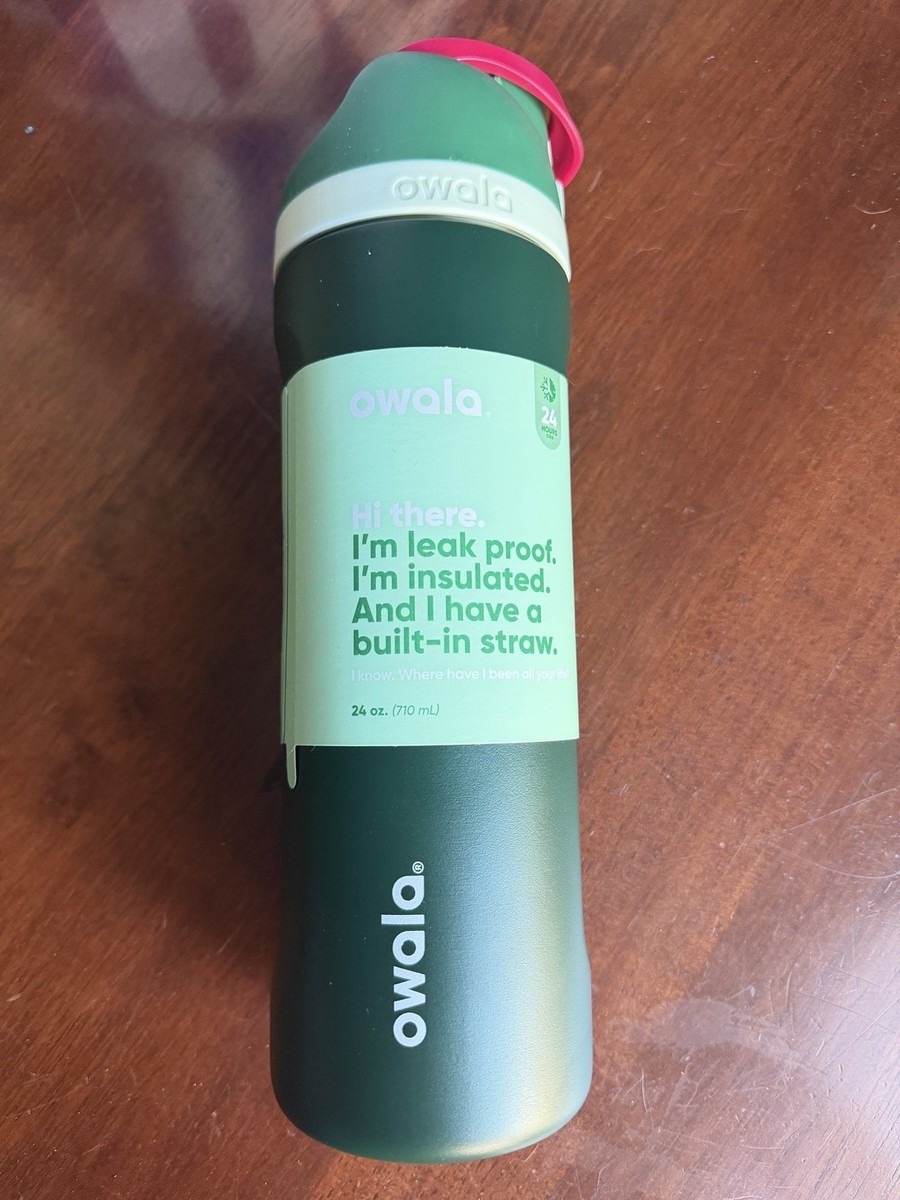 Starbucks Owala Limited Forest Stainless Steel 24oz Bottle Holiday
