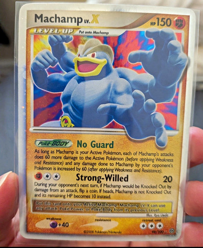 The Pokémon Company Machamp LV.X 98/100 Stormfront Holo Eng HP150 2008