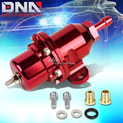 FOR HONDA ACURA DOHC 1.6/1.8/2.0 RED BOLT-ON ADJUSTABLE FUEL PRESSURE REGULATOR