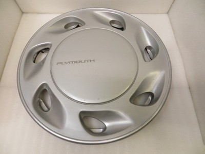 PLYMOUTH LASER 1990-1994 16'' 7 HOLE SILVER WHEEL COVER - 1 - 476 - OEM