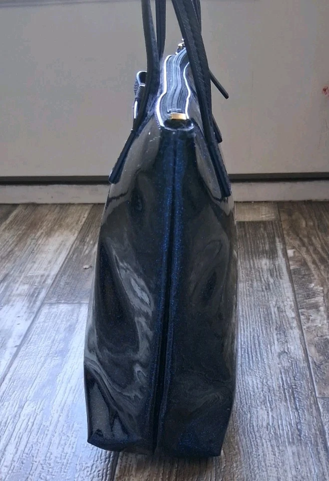 Сумочка Kate Spade темно-синий металлик лакированная кожа - Изображение 4 из 4