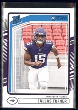 2024 Donruss - Rated Rookie Dallas Turner #331 RC