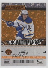2023 Credentials Debut Ticket Access Orange 210/249 Matthew Savoie Matt #180 z3b