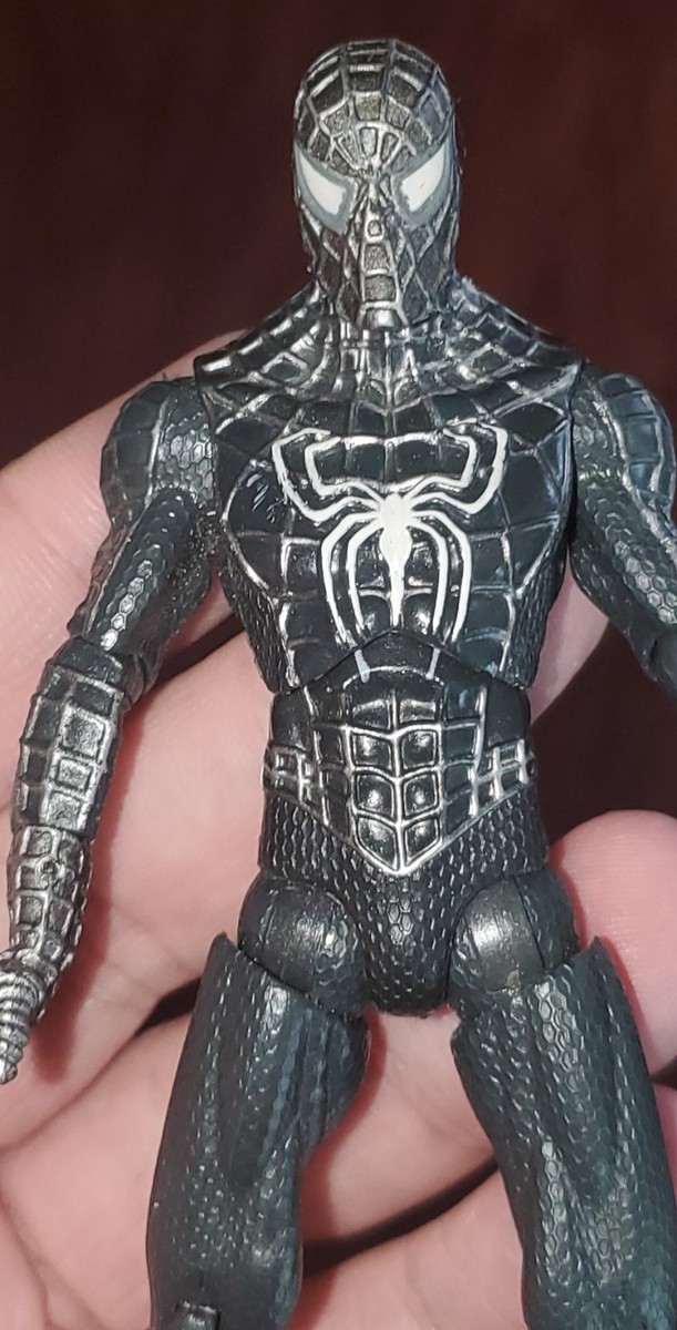 Marvel Legends Spider-Man 3 Spider-Man (Black suit) (Incomplete