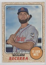 2017 Topps Heritage Minor League Edition Wuilmer Becerra #64 0e3