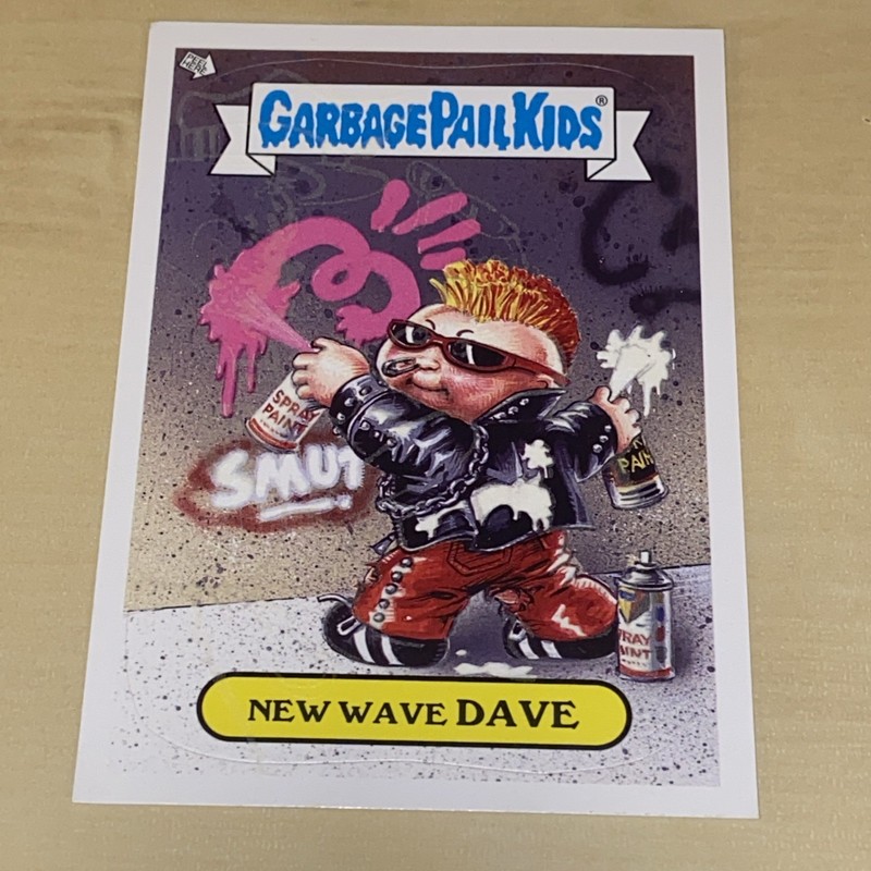 2013 Garbage Pail Kids New Wave Dave #5 Glow In The Dark Brand New Series 2