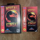 Sega Genesis Mortal Kombat. CASE & MANUAL ONLY NO CARTRIDGE NO GAME