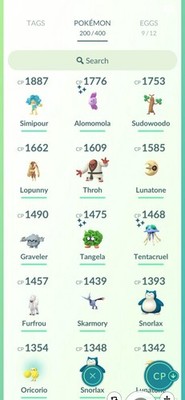 Pokemon Go 1000 Cp Pokemon go