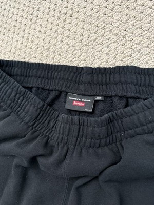 Supreme Number Nine Men's Black Sweatpants Skull Logo Large | eBay