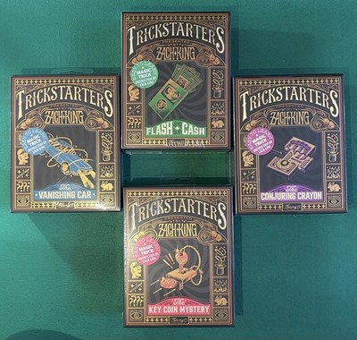 Zach King Magic Tricks, TrickStarters by Theory11, Complete Set of 4, New In Box