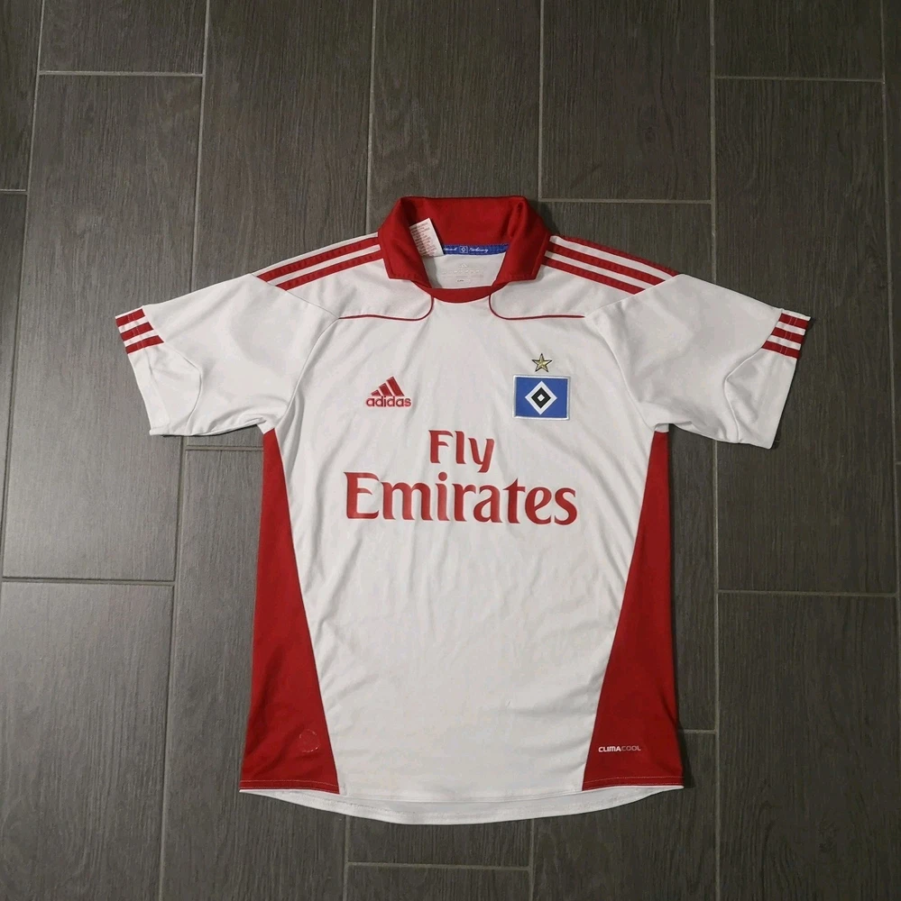 Vintage Retro 2010/11 Hamburger SV HSV Heim Trikot Größe: XXS Fußball Adidas Fan
