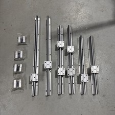 6Pcs SBR12 Linear Rail Guide Shaft + 12 SBR12UU Bearing BLOCK CNC SET