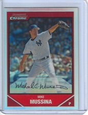 2008 Bowman Chrome - Mike Mussina #109 Refractor - New York Yankees