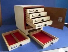 New Wooden Microscope prepared slide Storage Cabinet for 500 Slides