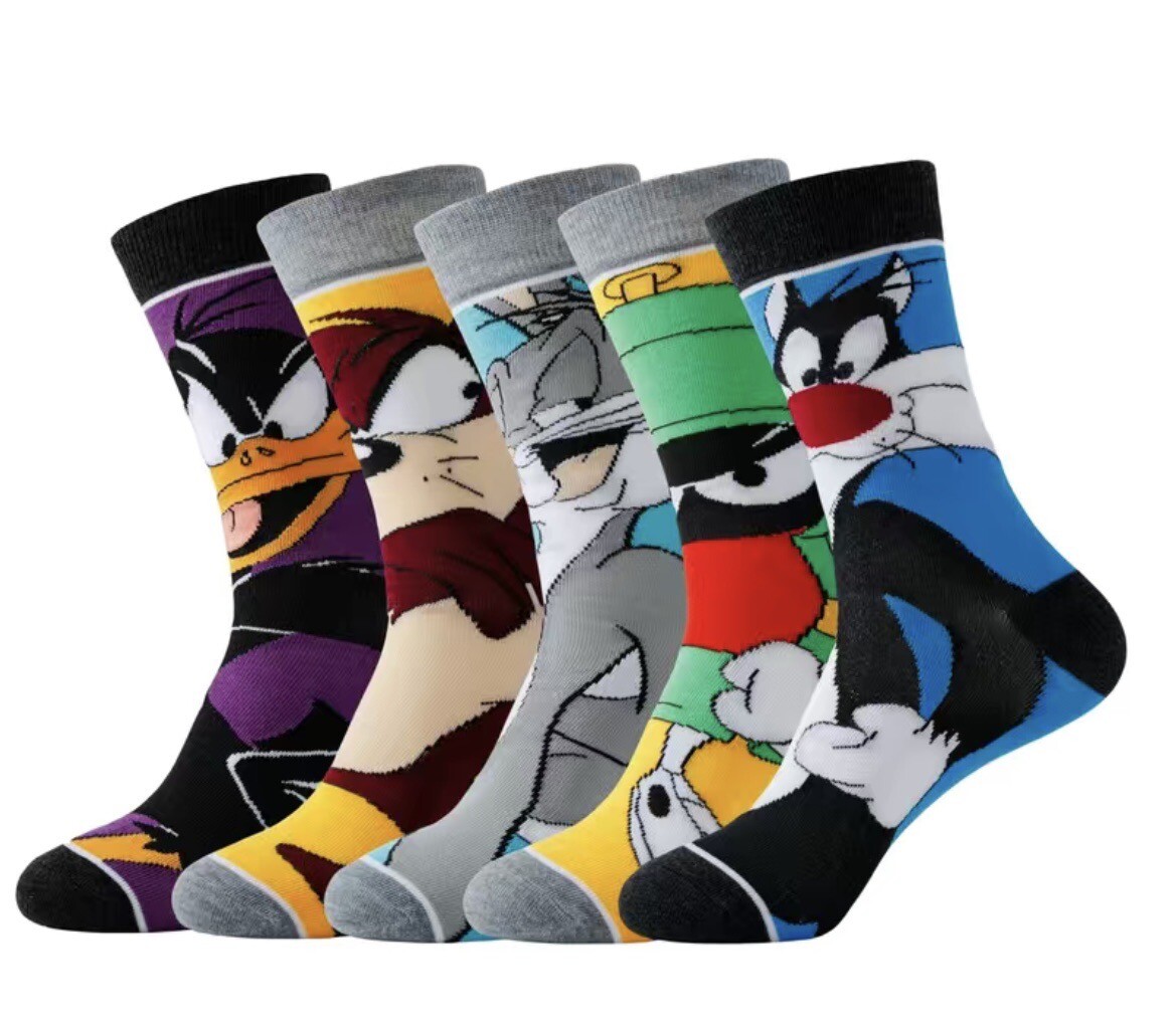 Disney Cartoon Character Socks 611 (5 Pairs In One Pack) eBay